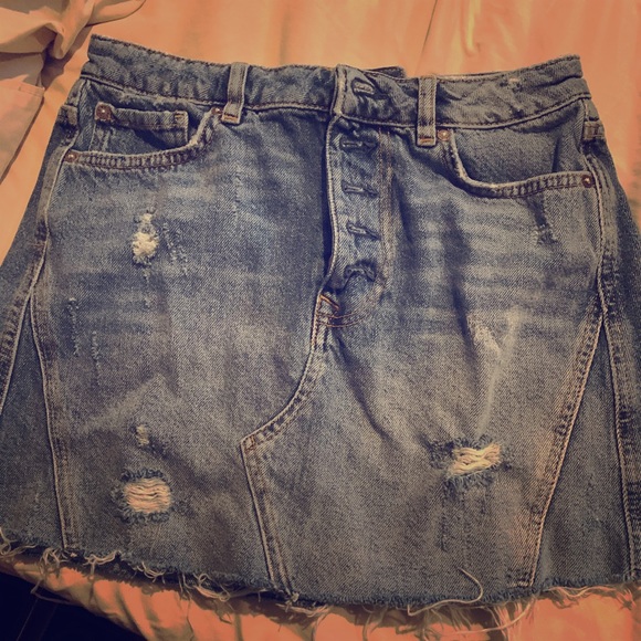 Free People Dresses & Skirts - Free people Jean skirt